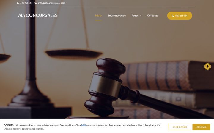 Screenshot of aiaconcursales.com
