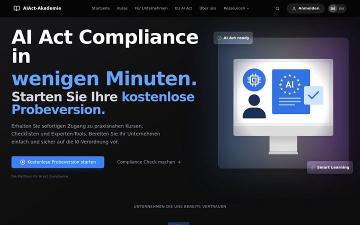 Screenshot of aiact-akademie.de
