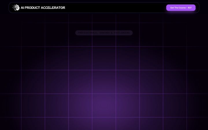 Screenshot of aiagentsaccelerator.com