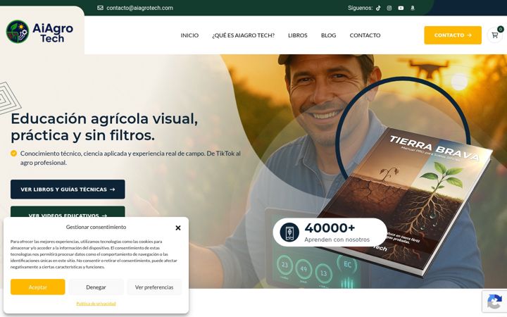 Screenshot of aiagrotech.com