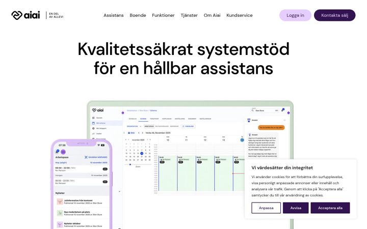 Screenshot of aiai.se
