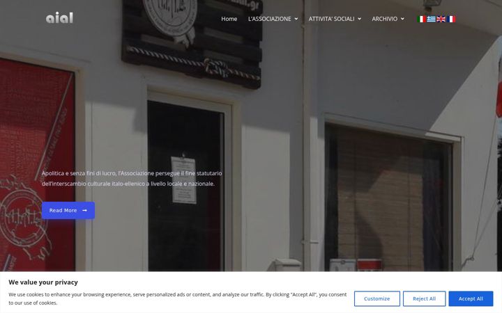 Screenshot του aial.gr