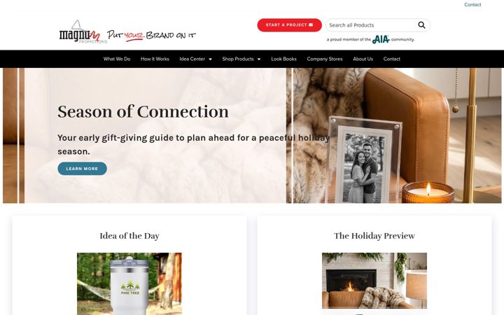 Screenshot of aiamagnum.com