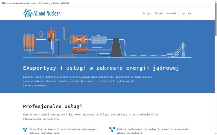 Screenshot of aiandnuclear.com