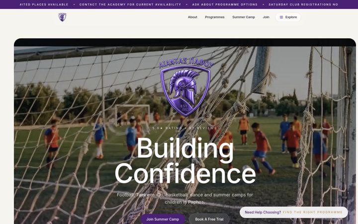 Screenshot of aiantaspaphou.com