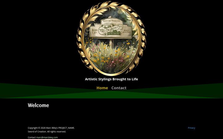 Screenshot of aiartist.us