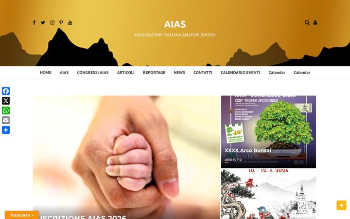 Screenshot of aias-suiseki.eu
