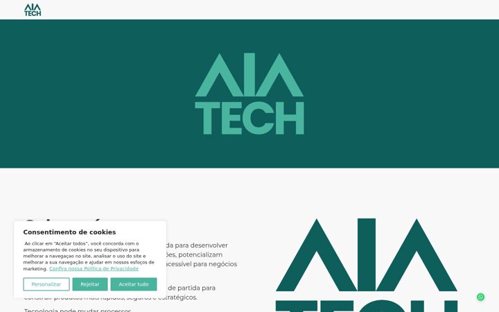 Screenshot of aiatech.com.br