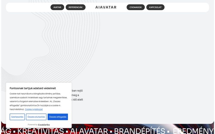 Screenshot von aiavatar.hu