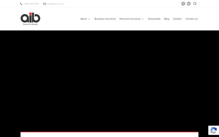 Screenshot of aib.com.mt