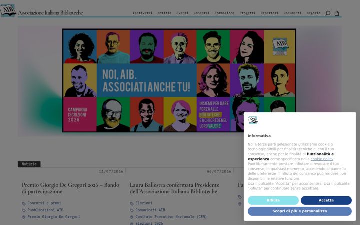 Screenshot of aib.it