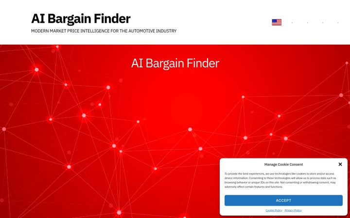 Screenshot of aibargainfinder.com