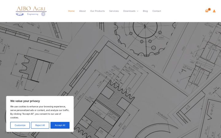 Screenshot of aibo.co.za