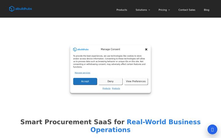 Screenshot of aibuildhubs.com
