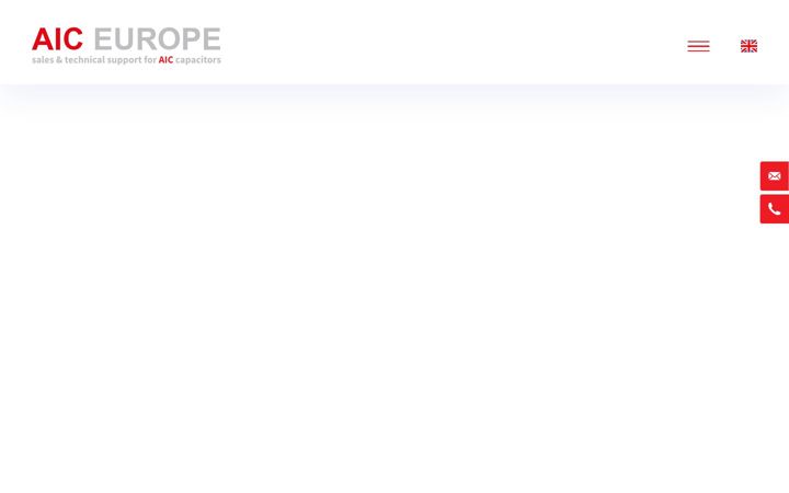 Screenshot of aic-europe.com
