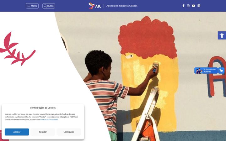 Screenshot van aic.org.br