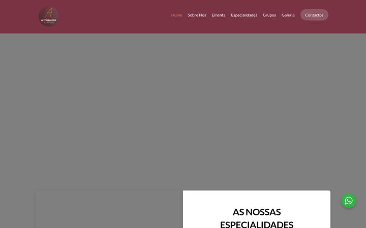 Screenshot of aicaramba.pt
