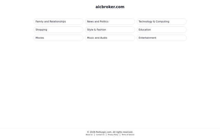 Screenshot of aicbroker.com