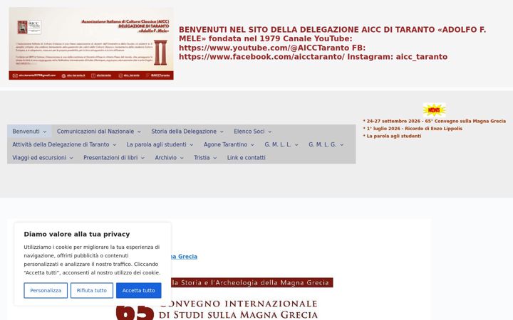 Screenshot of aicc-taranto.it