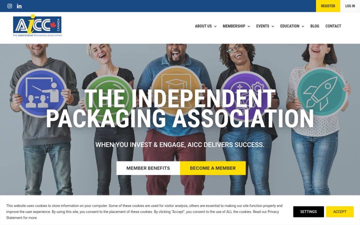 Screenshot of aiccbox.ca
