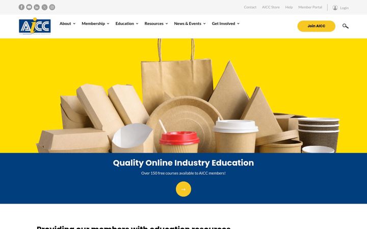 Screenshot of aiccbox.org