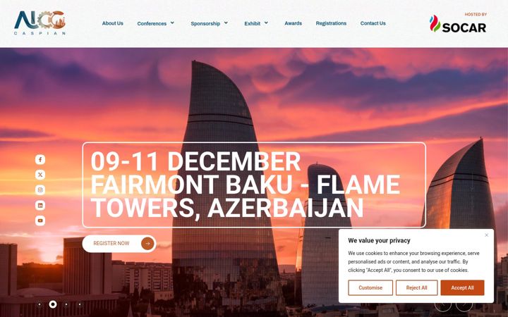 Screenshot of aicccaspian.com