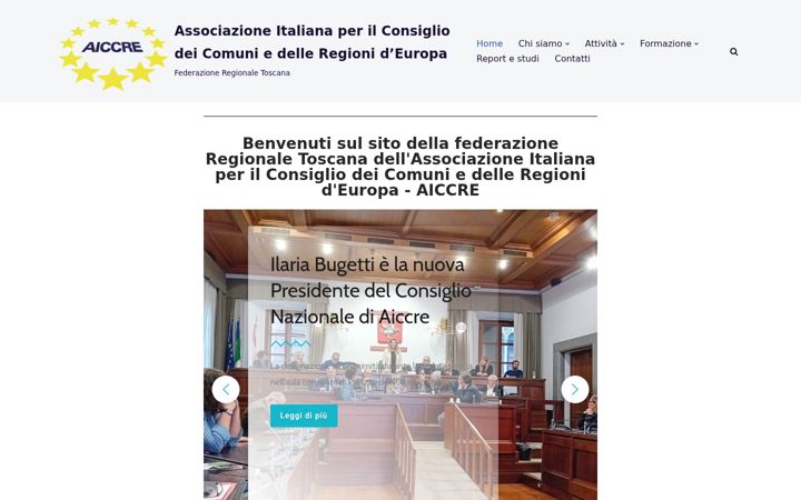 Screenshot von aiccre.toscana.it