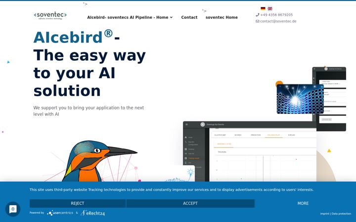 Screenshot of aicebird.com