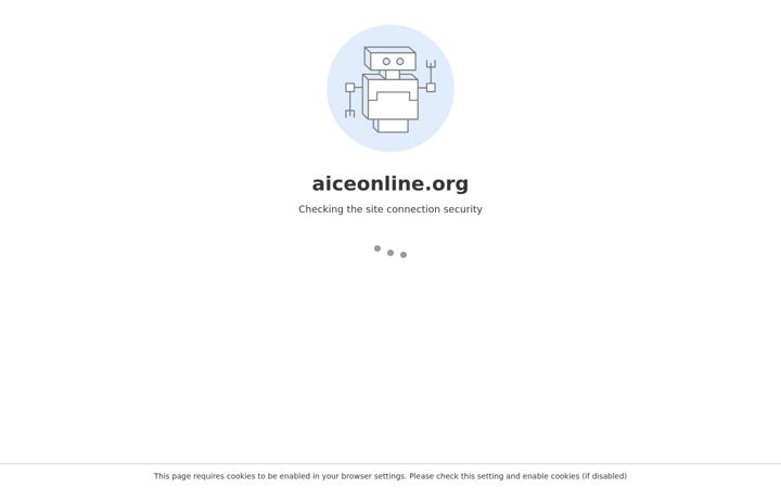 Screenshot of aiceonline.org