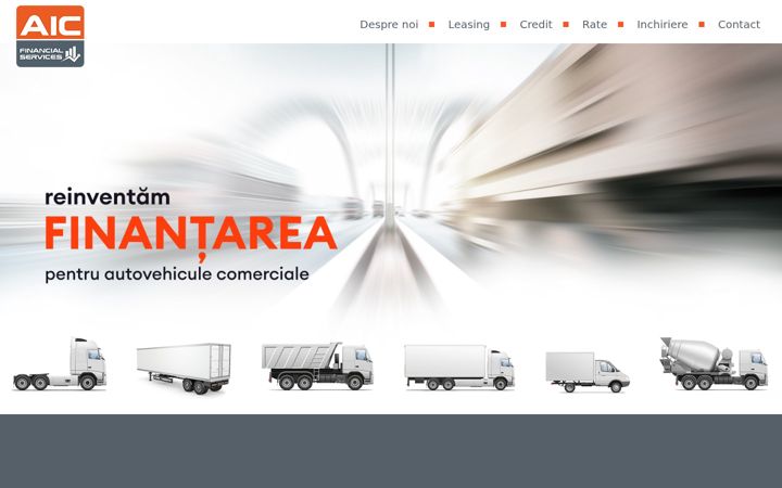 Screenshot ta' aicfinancialservices.ro