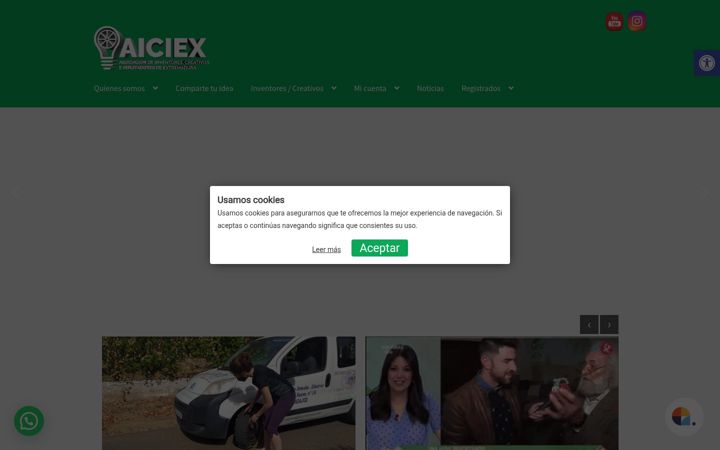 Screenshot of aiciex.com