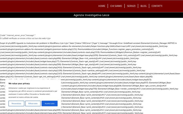 Screenshot von aicinvestigazioni.it