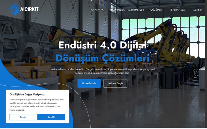 Snímek obrazovky aicirkit.com