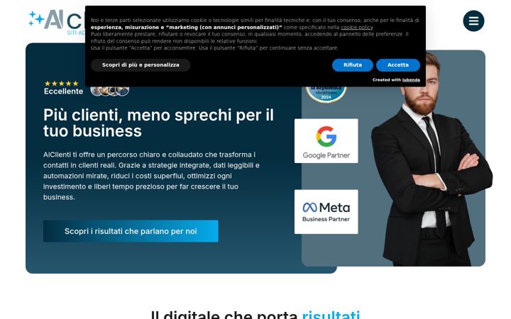 Screenshot of aiclienti.com
