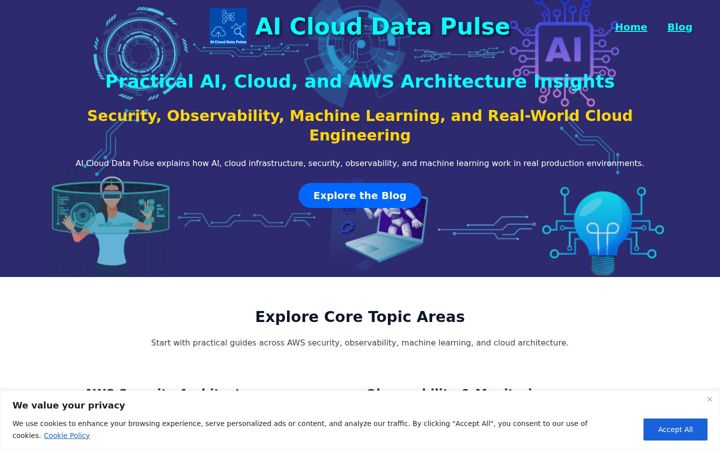 Screenshot of aiclouddatapulse.com