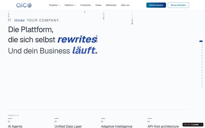 Screenshot of aico.swiss