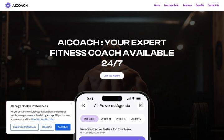 Screenshot of aicoa.ch