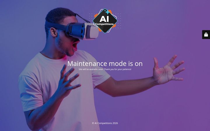 Screenshot of aicompetitions.co.uk
