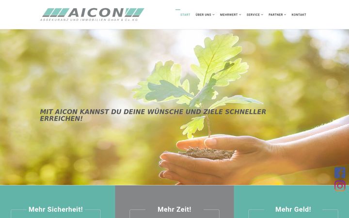 Képernyőkép: aicon-makler.de