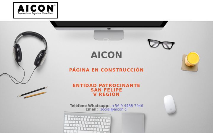 Screenshot of aicon.cl
