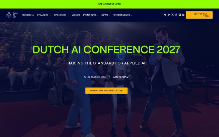 Screenshot of aiconference.nl