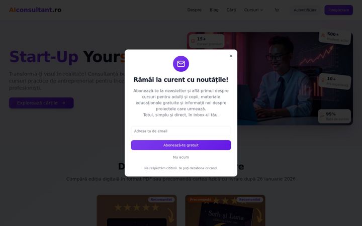 Screenshot of aiconsultant.ro