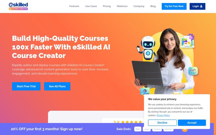 Screenshot of aicoursebuilder.com.au
