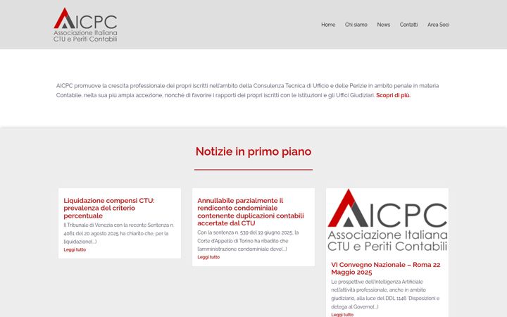 Екранна снимка на aicpc.eu