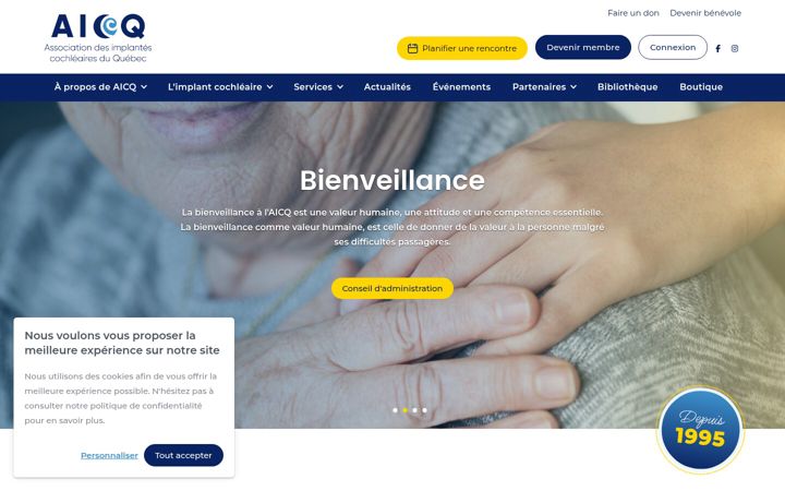 Screenshot of aicq-cochleaire.org