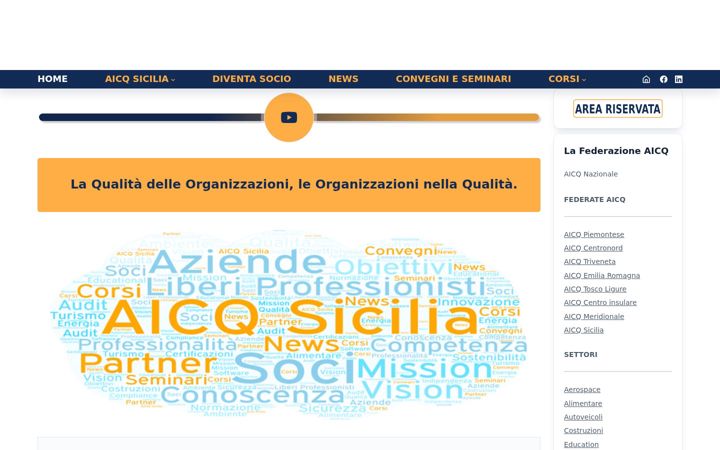 Screenshot of aicqsicilia.it