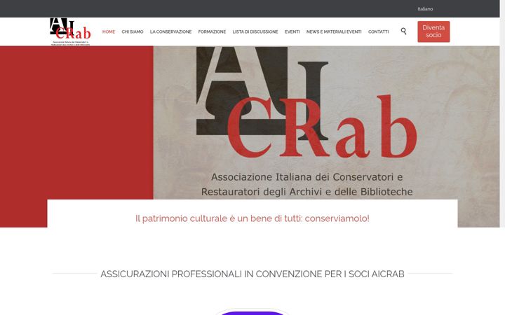 Screenshot of aicrab.org