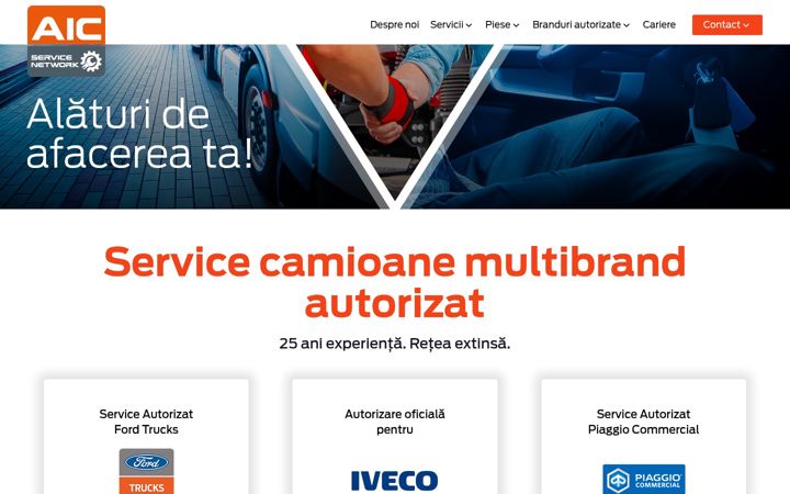 Screenshot of aicservicenetwork.ro