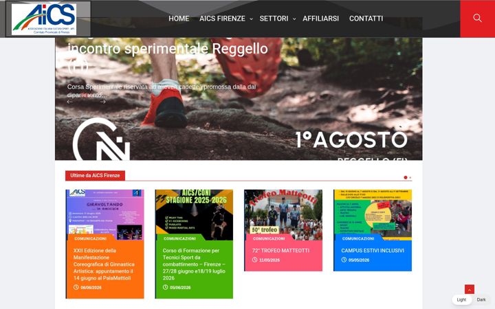 Screenshot of aicsfirenze.net