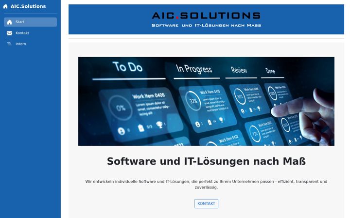 Skærmbillede af aicsolutions.at